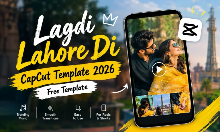 Lagdi Lahore Di CapCut Template 2026 | Free Template
